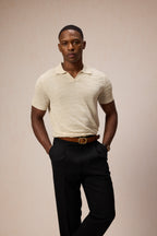 The Textured Knit Polo