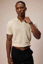 The Textured Knit Polo