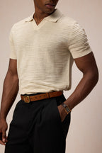 The Textured Knit Polo