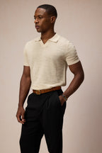 The Textured Knit Polo